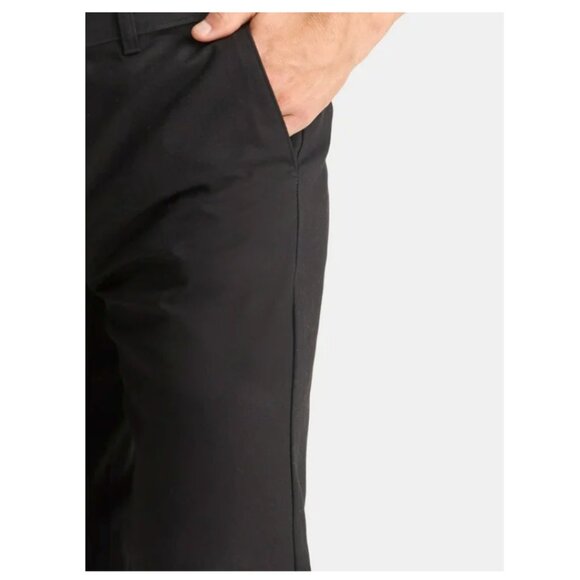 George Men's and Big Men’s Wrinkle Resistant Flat Front Classic Khaki Pants - Picture 3 of 3